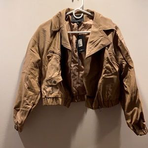 Fashion Nova “leather” bomber jacket
